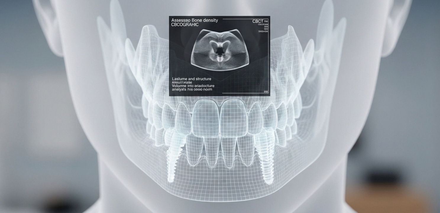 Dental Implant Candidate suitability is determined by sufficient jawbone density and volume.