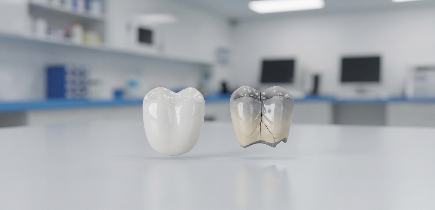 Cheap Dental Treatment Risks are evident in failing, substandard materials versus quality work.
