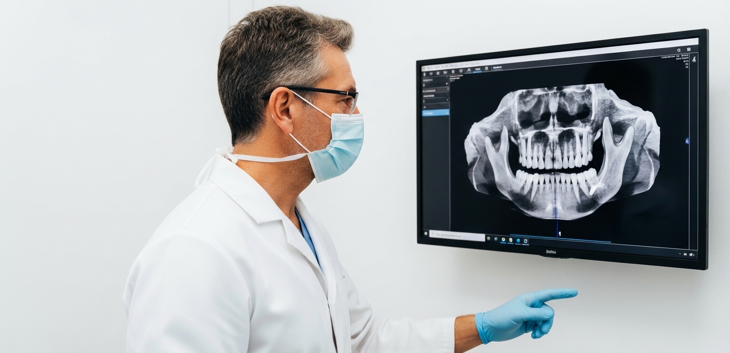 Dental Implants After 50 require precise planning using advanced 3D CBCT scans.