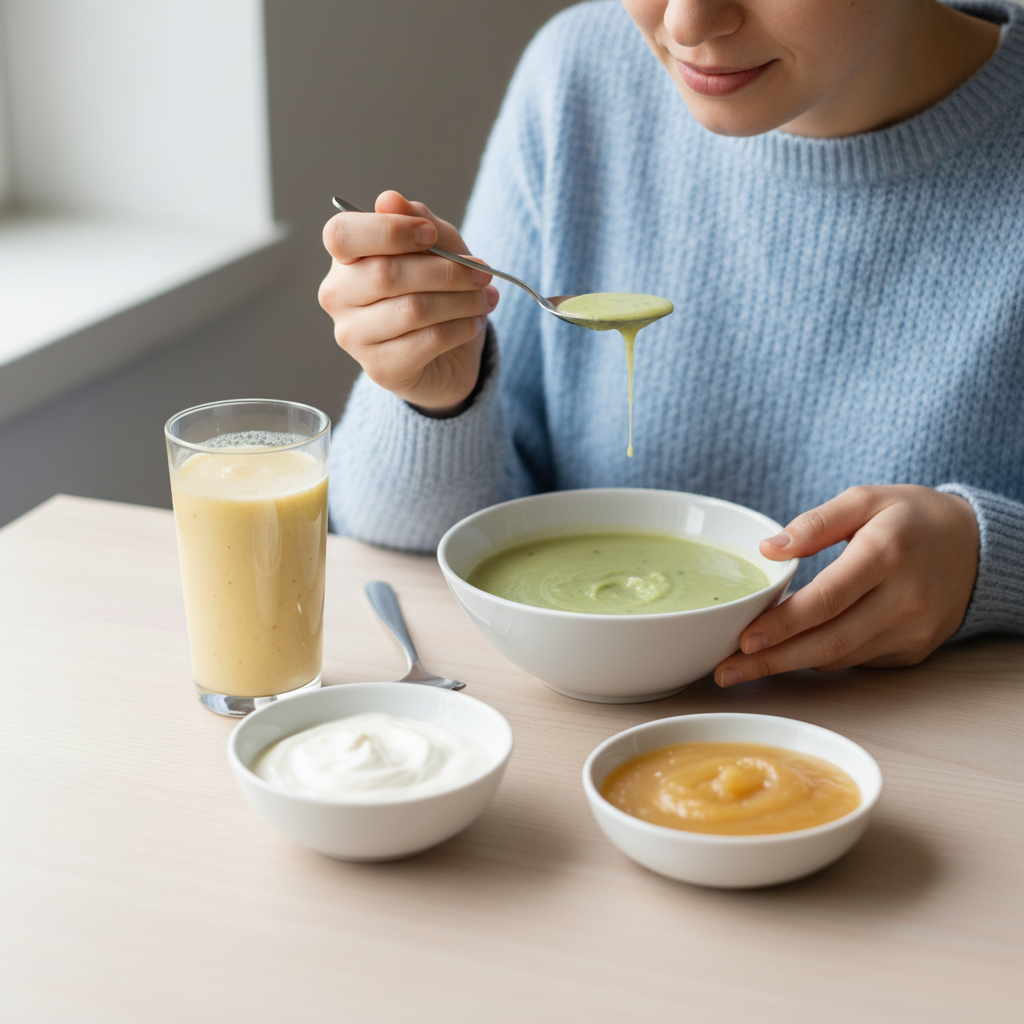 Eating After Dental Implants involves a careful diet of soft, nutrient-rich foods during initial recovery.