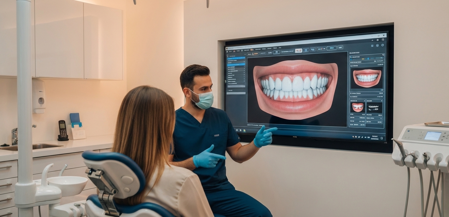 Hollywood Smile Cost in Turkey includes advanced consultations using digital smile design technology for planning.