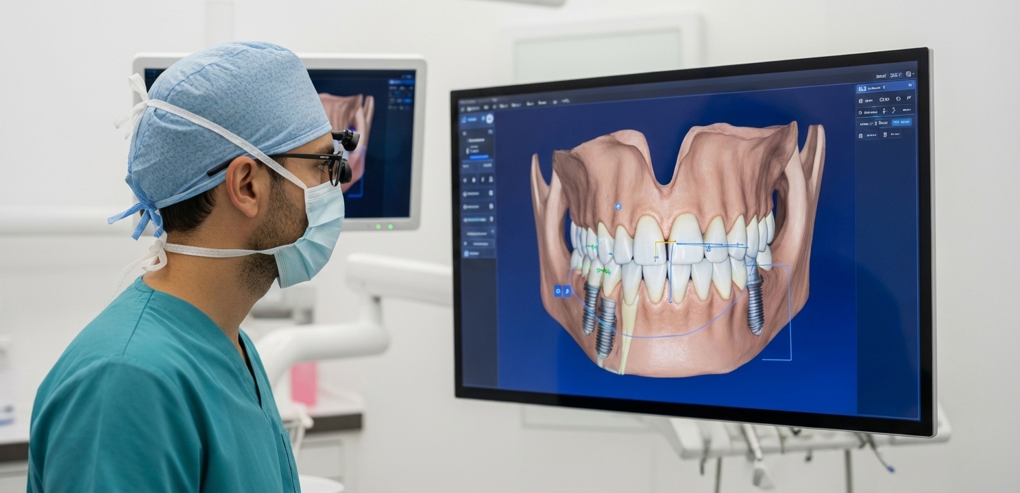 How Many Dental Implants are placed depends on the surgeon's expertise and clinic technology.