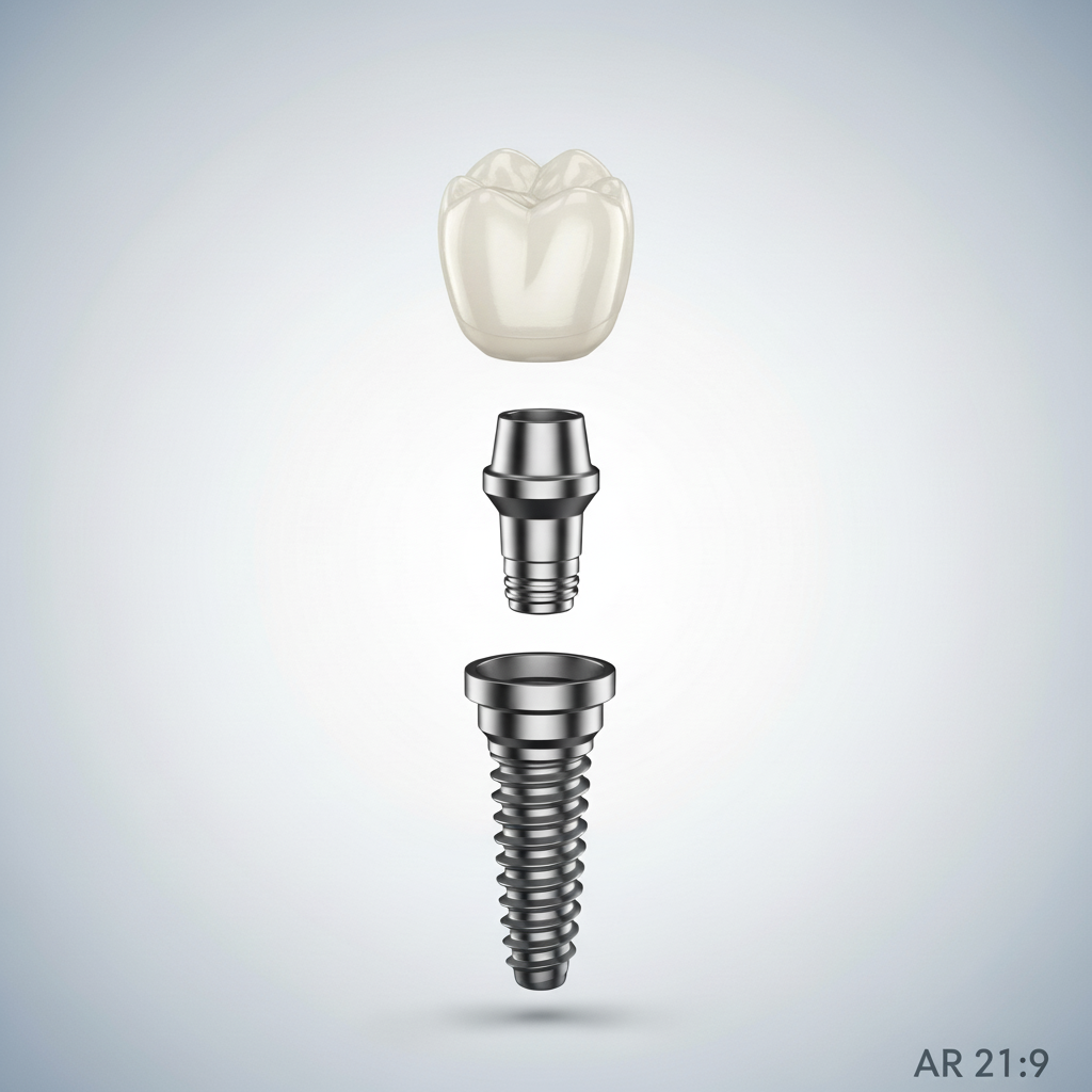 Dental Implant Cost in the USA is influenced by the three core components.