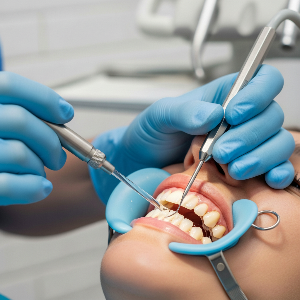 Dental Implants with Gum Disease require non-surgical deep cleaning to create a healthy foundation for success