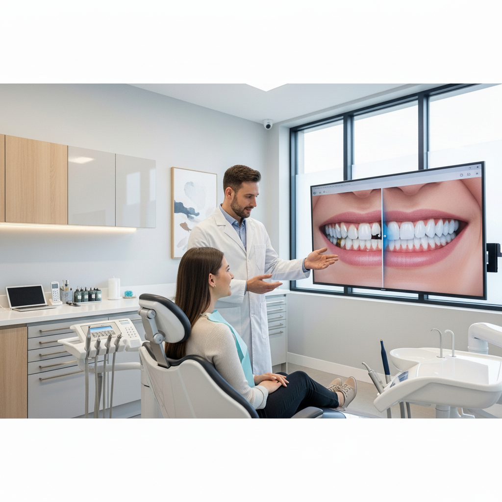 Hollywood Smile Before and After results begin with an advanced digital smile design consultation