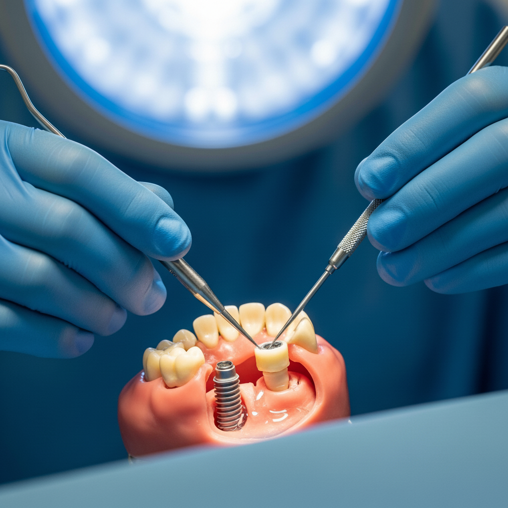 Failed Dental Implant removal requires specialized surgical instruments for debridement and preparing the site