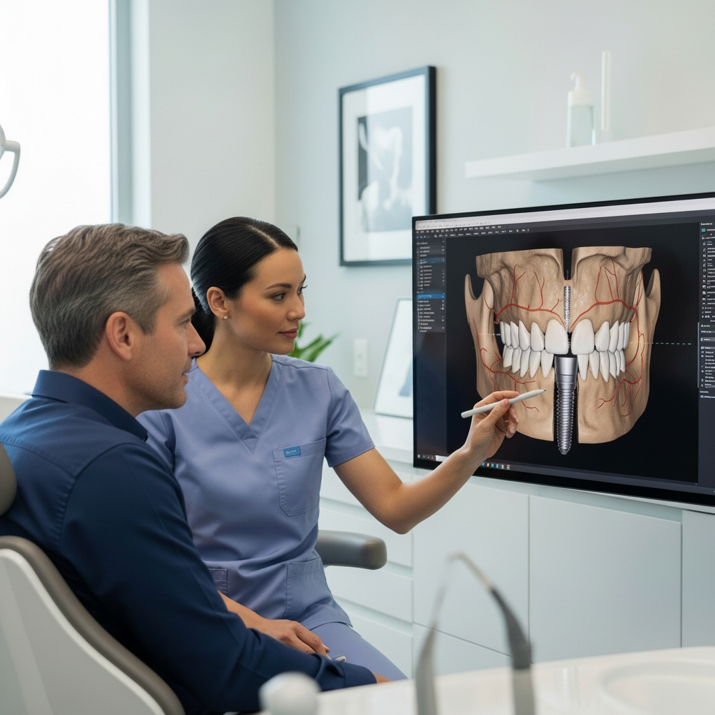 Same Day Dental Implants begin with a comprehensive consultation and advanced 3D digital surgical planning