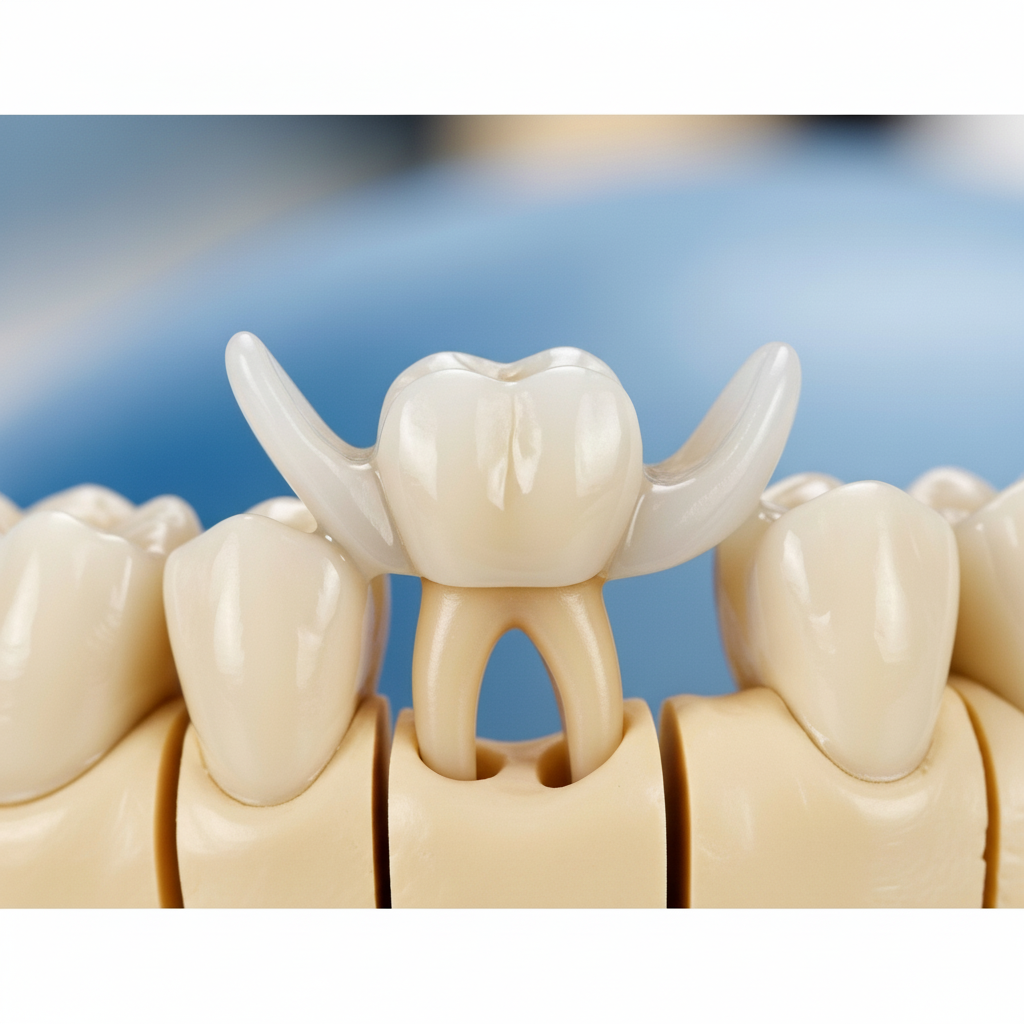 Too Young for Dental Implants a resin-bonded bridge is an excellent transitional solution while waiting for skeletal maturity