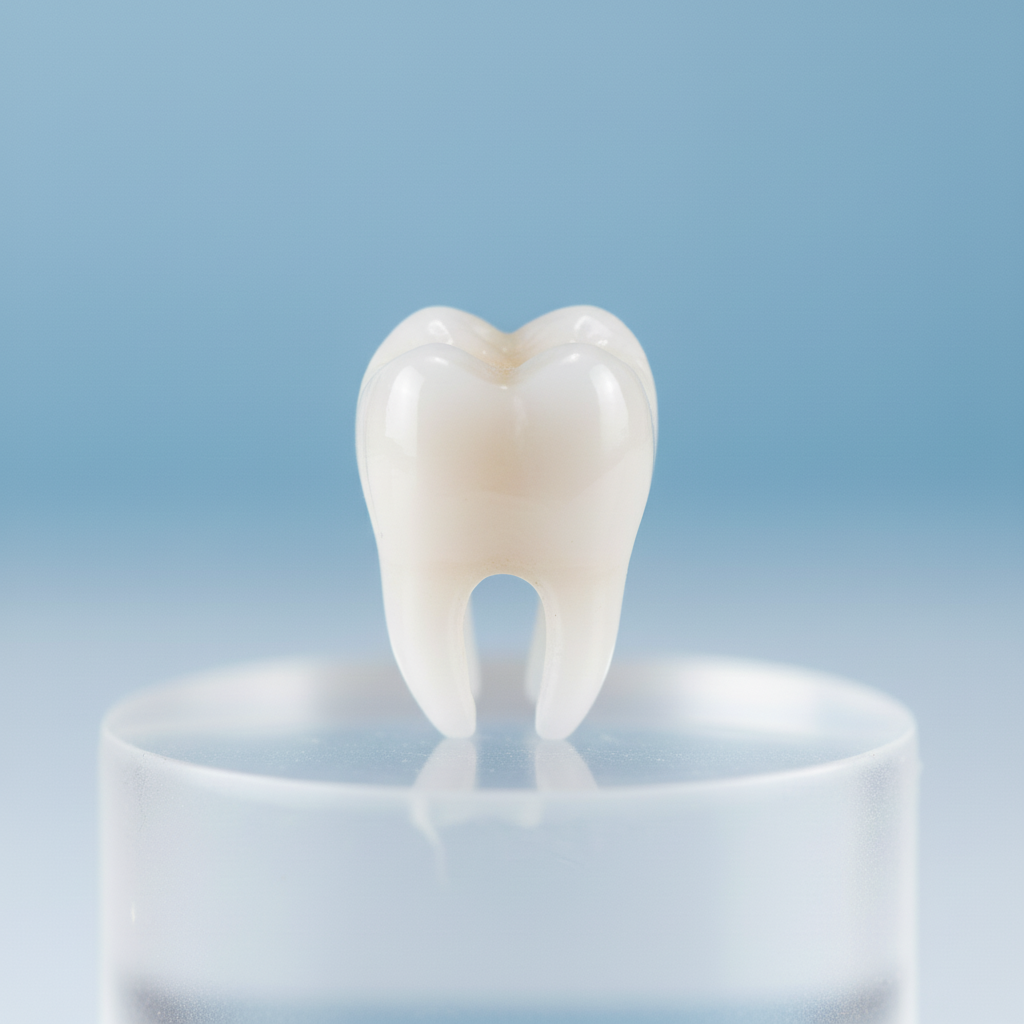 Zirconium Crowns Turkey Cost, showcasing a durable and aesthetically superior dental restoration material.