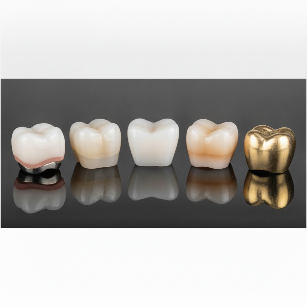 Dental Crowns in Turkey come in various types, each offering distinct benefits for patients' needs.