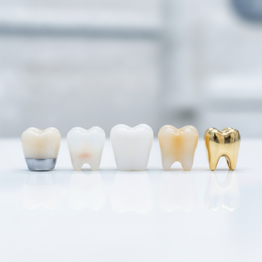 Dental Crowns in Turkey come in various materials, each offering unique aesthetics and durability for patients.