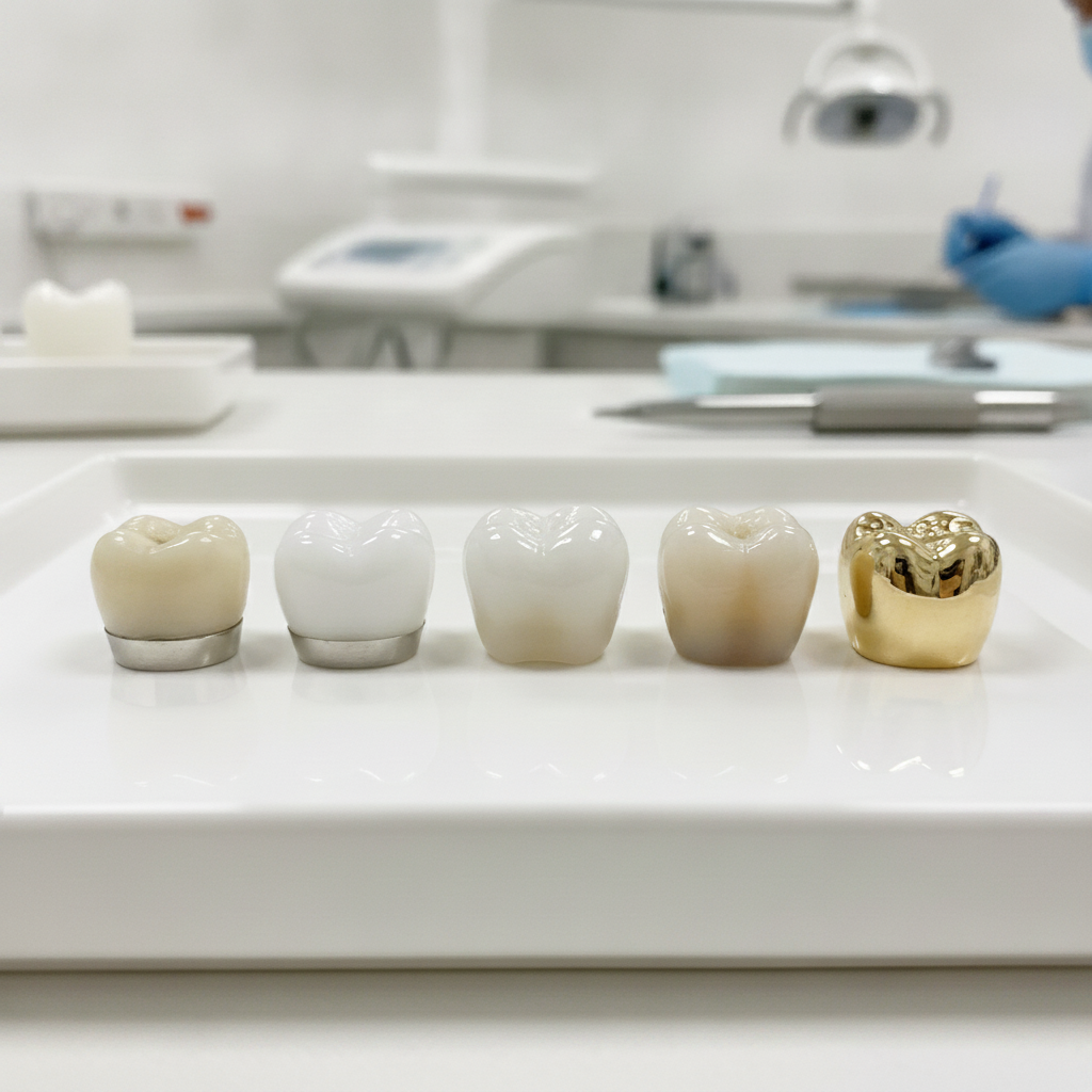 Different Materials for Dental Crowns Dental Crowns in Turkey are offered in several materials, each designed for specific aesthetic and durability needs.