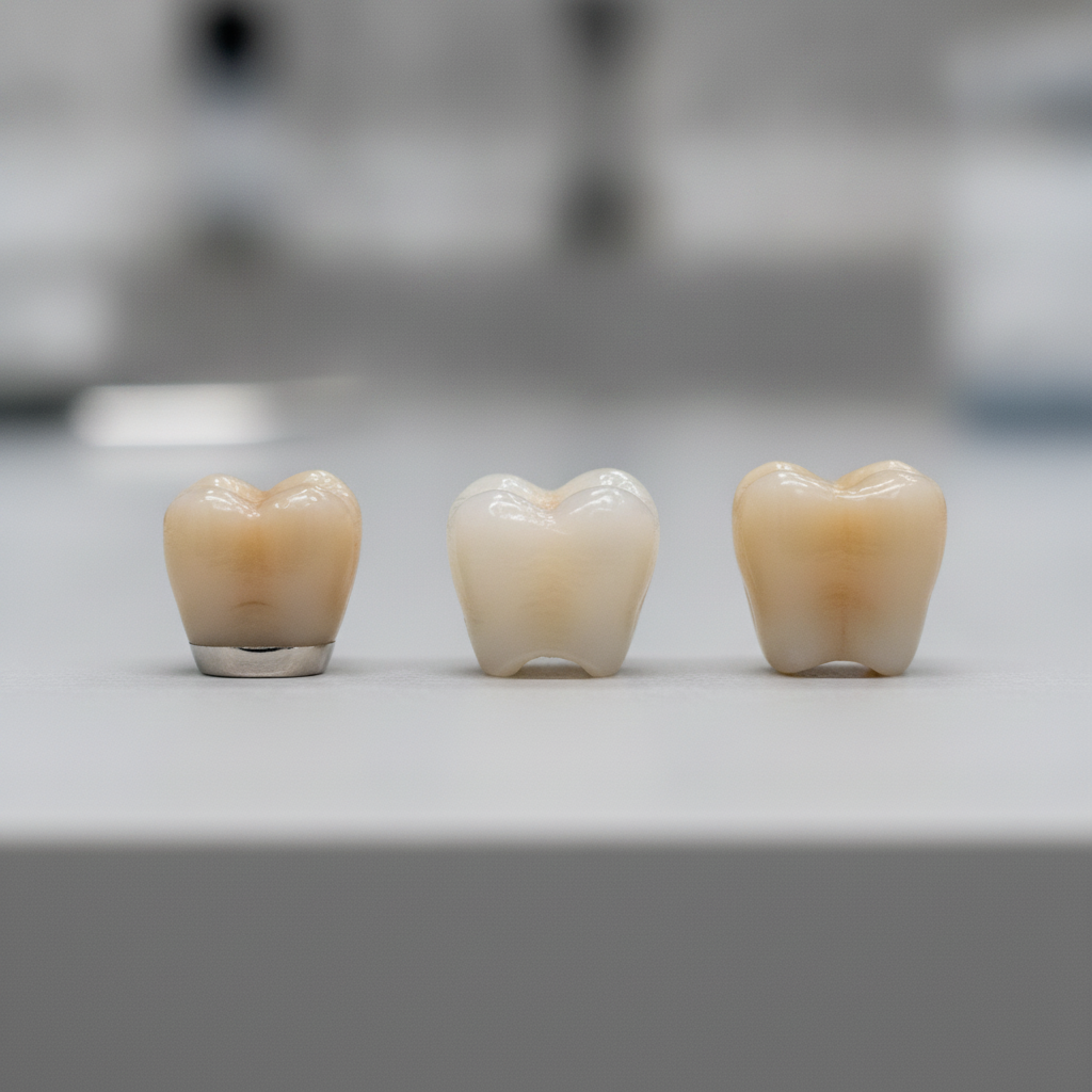 Selection of Dental Crown Materials Dental Crowns in Turkey are available in various types, offering different aesthetics and durability for patients.
