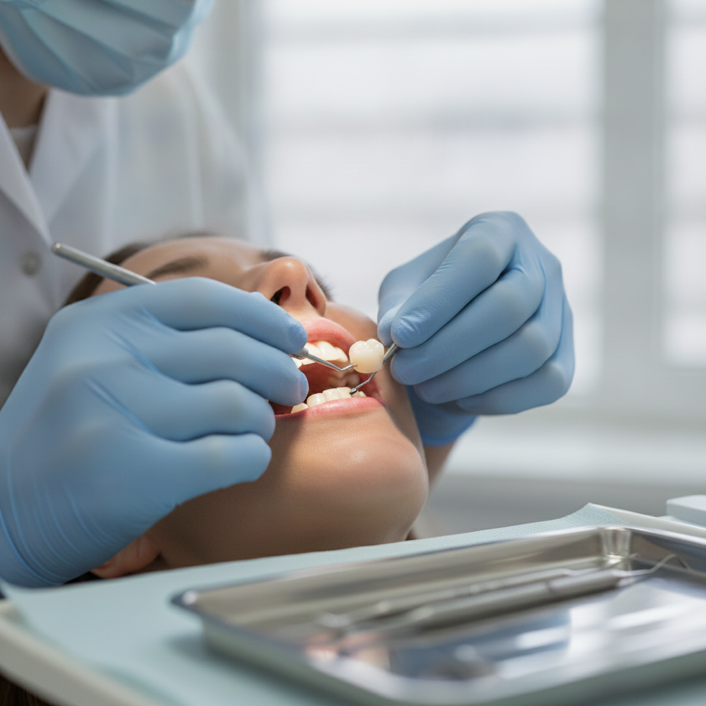 Dental Crowns in Turkey are precisely placed by skilled dentists for lasting restoration and aesthetic improvement.