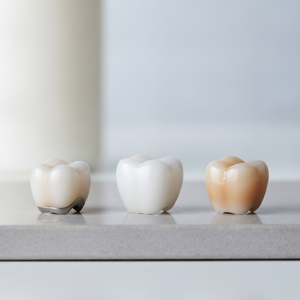 Dental Crowns in Turkey offer various material options like PFM, Zirconia, and E-max.