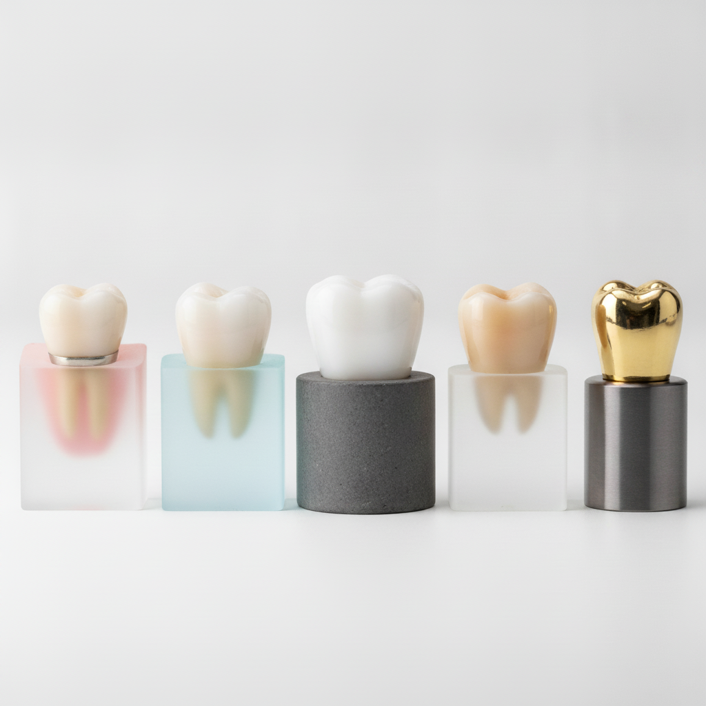 Dental Crowns in Turkey showcase various types, from strong zirconia to aesthetic E-max, offering diverse solutions.