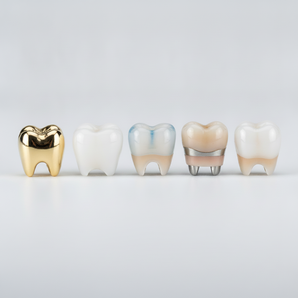 Dental Crowns in Turkey come in various high-quality materials, each offering unique aesthetic and durability benefits.