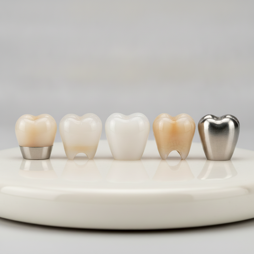 Dental Crowns in Turkey offer diverse materials including porcelain, zirconia, and metal for various patient needs.