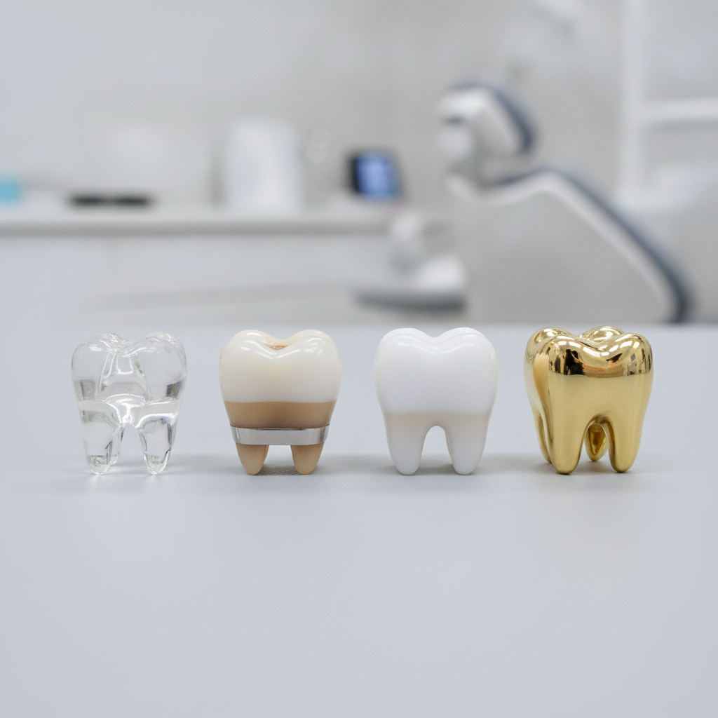 Dental Crowns in Turkey come in various types, offering diverse options for strength and aesthetics.