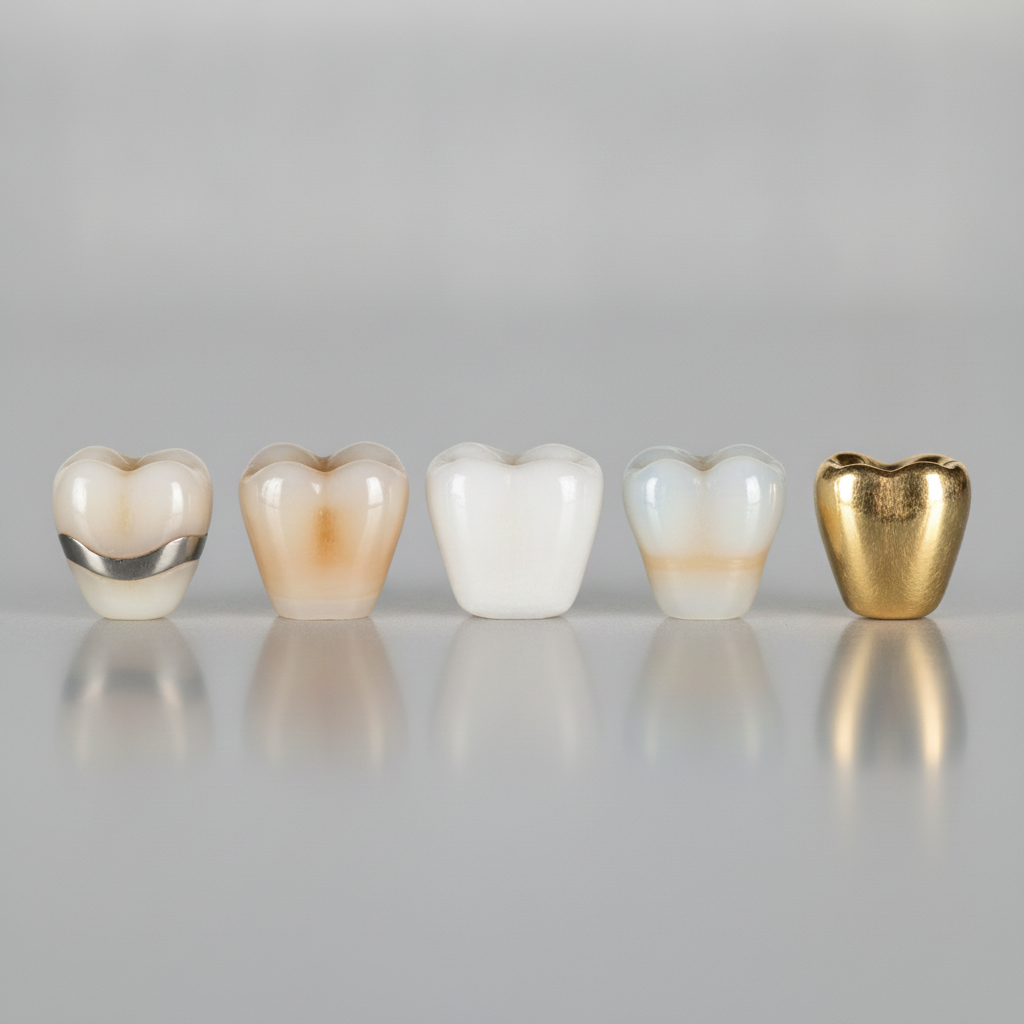 Dental Crowns in Turkey come in various materials, each offering unique benefits and aesthetics.