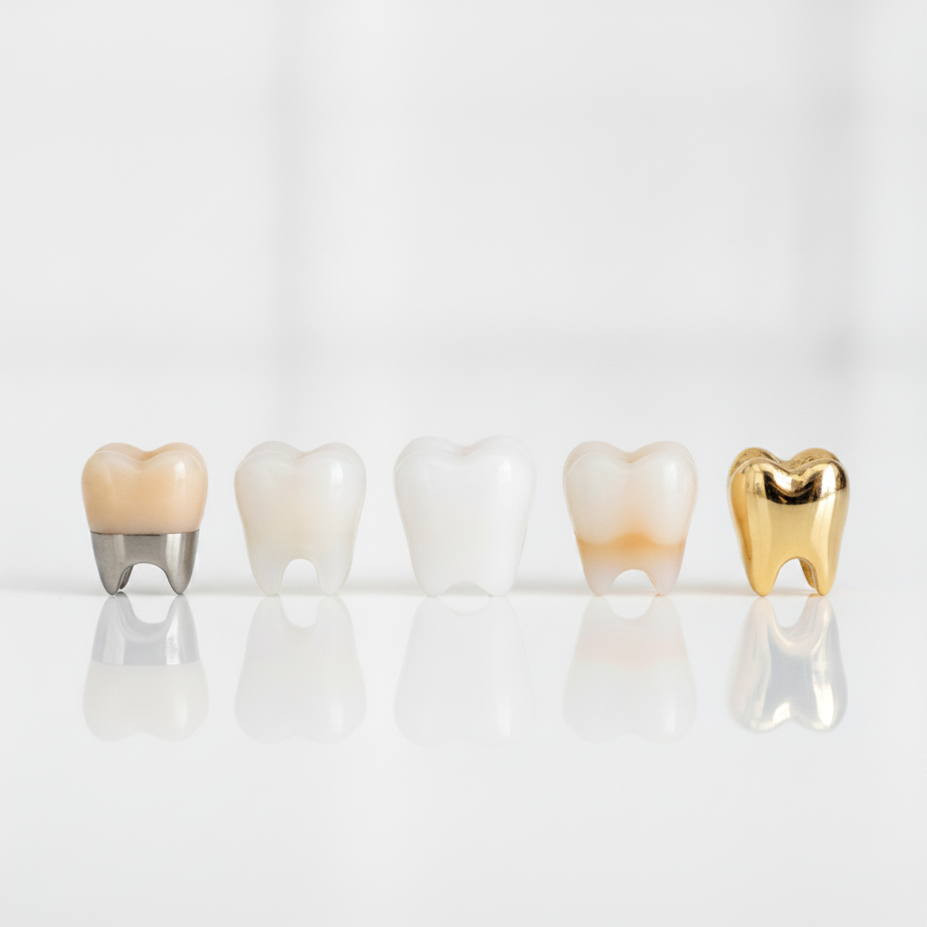 Various Crown Materials for Teeth Dental Crowns in Turkey are available in various materials, each offering unique benefits for patients.