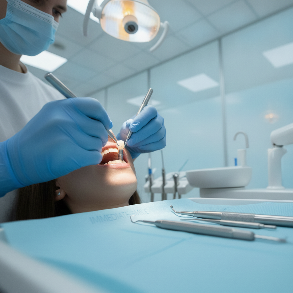 Same Day Dental Implants in Turkey enable immediate placement of a temporary restoration for a new smile.
