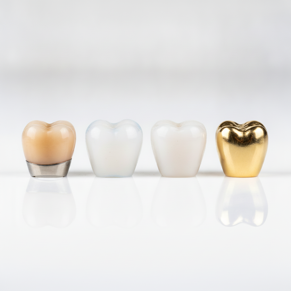Dental Crowns in Turkey offer various material types for customized and aesthetic restorative solutions.
