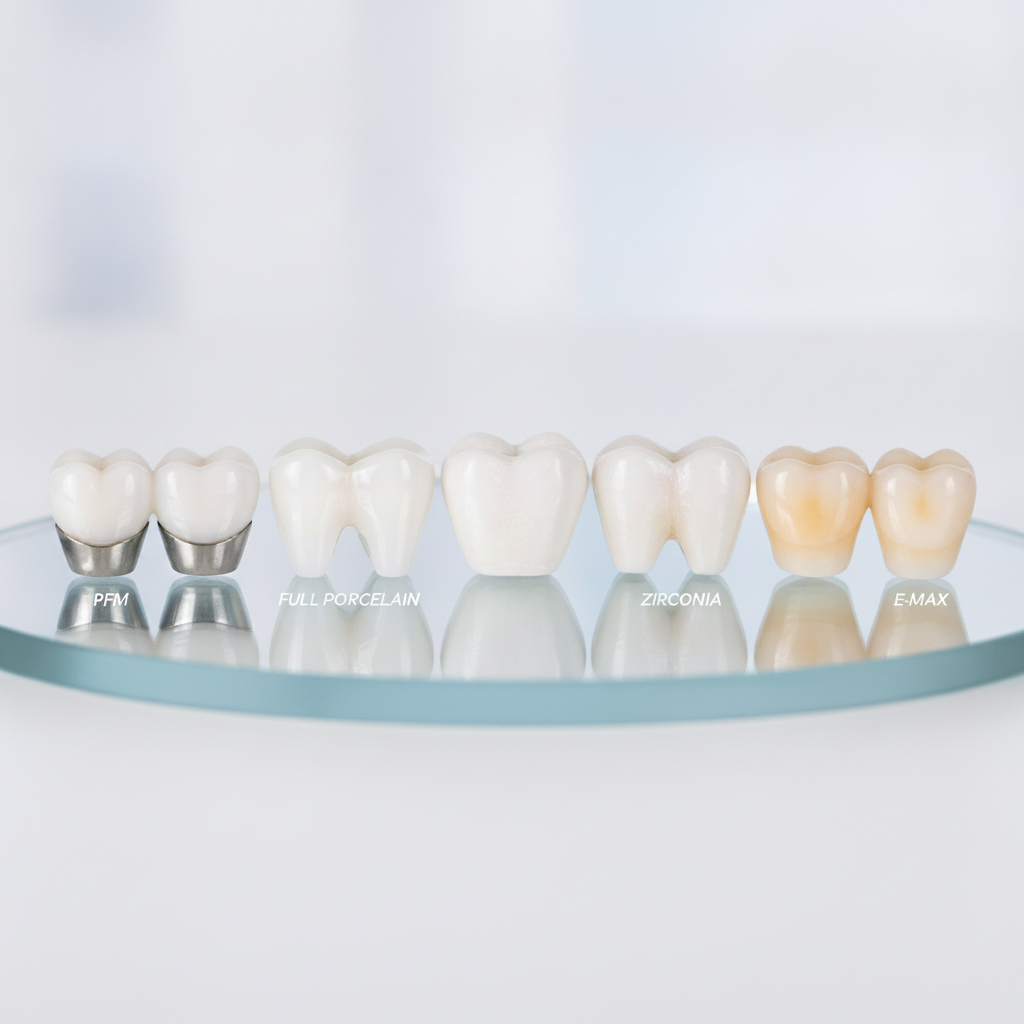 Dental Crowns in Turkey come in various types, each offering unique benefits and aesthetic qualities for patients