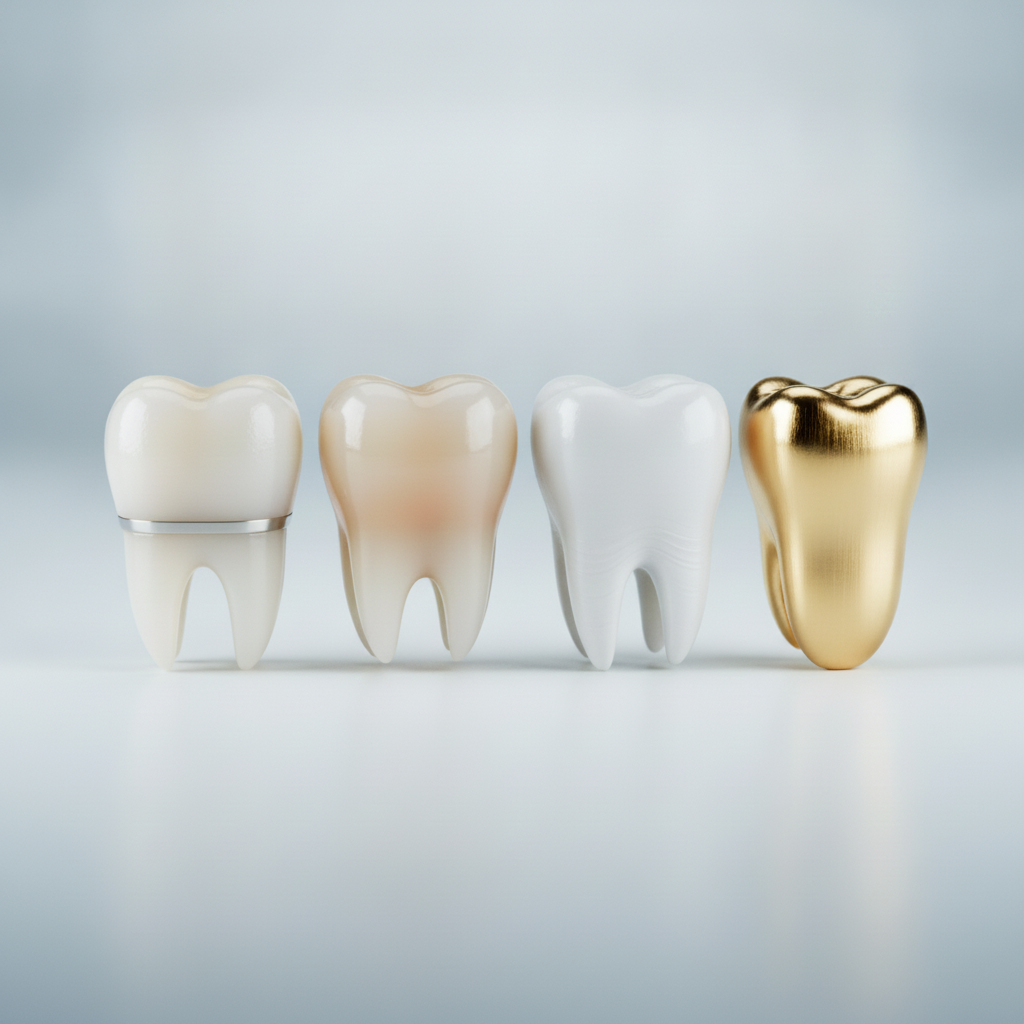 Dental Crowns in Turkey come in diverse materials, each offering unique aesthetic and strength benefits