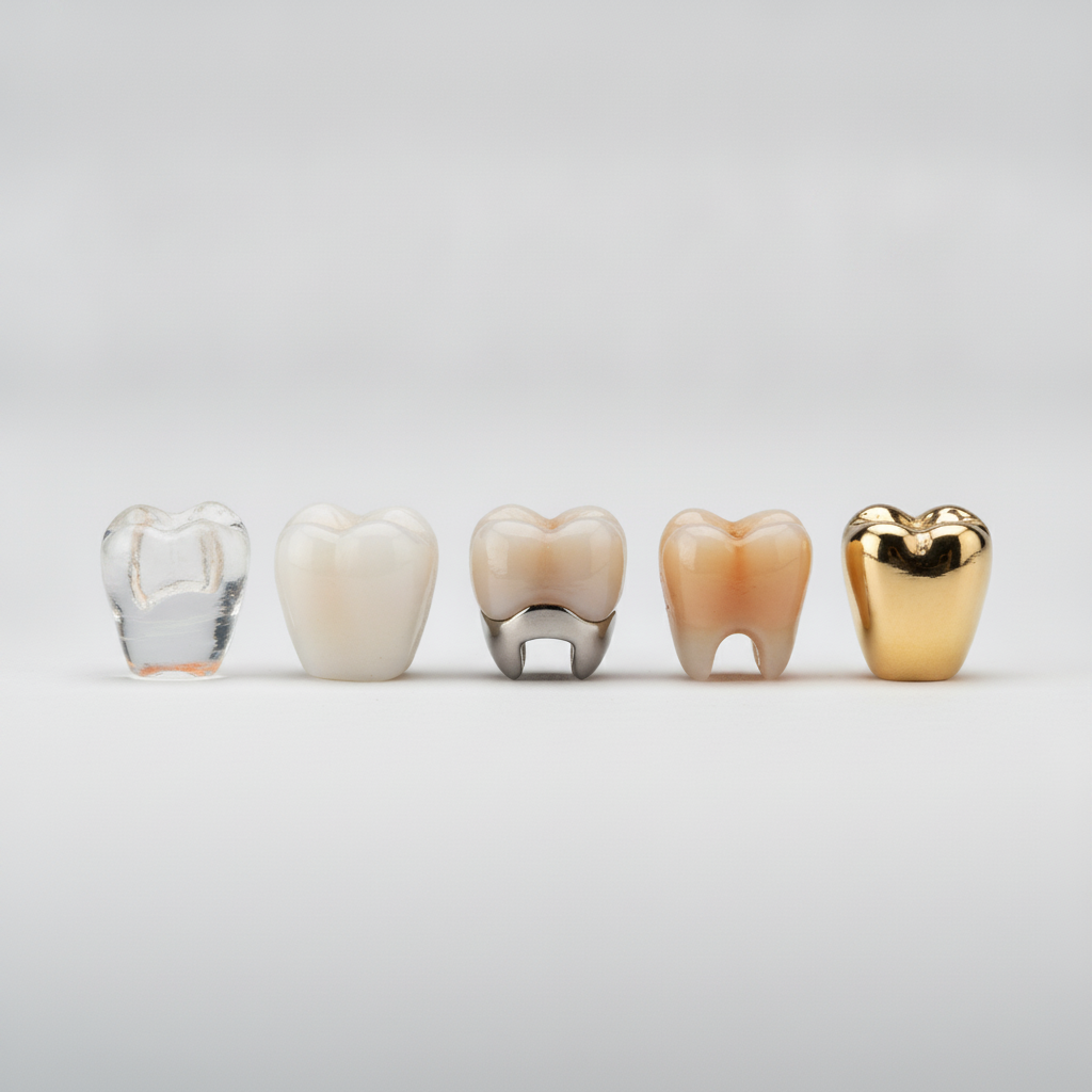 Variety of dental crown materials and aesthetics Dental Crowns in Turkey come in various materials, each offering unique benefits for strength and aesthetics