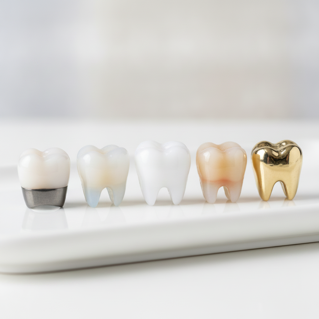 Dental Crowns in Turkey offer diverse material options, including highly aesthetic E-max and durable Zirconia.